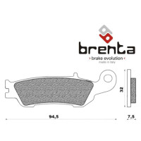 Klocki hamulcowe przód FT4105 Yamaha YZ 125 250 450