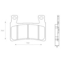Klocki hamulcowe przód FT4112 HondaCBR 900 VTR 1000 CB 1300