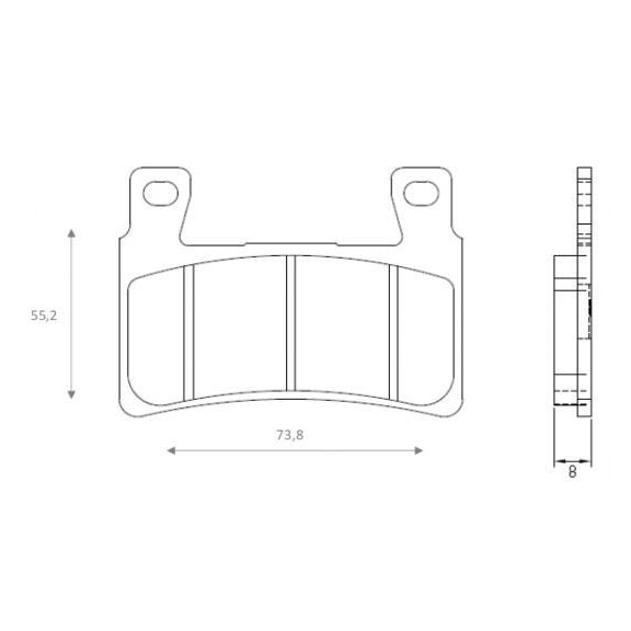 Klocki hamulcowe przód FT4112 HondaCBR 900 VTR 1000 CB 1300