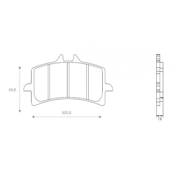 Klocki hamulcowe przód FT4113 Aprilia RSV4 1000 Ducati 848 1198