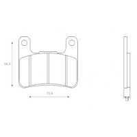 Klocki hamulcowe przód FT4117 Kawasaki Z 1000 ZX10R Suzuki GSXR 600 1000