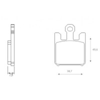 Klocki hamulcowe przód FT4119 Kawasaki ZX10R ZX6R ZX12R