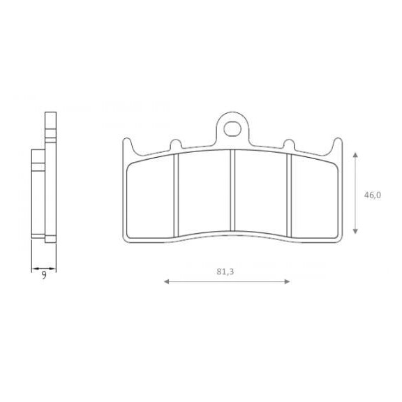 Klocki hamulcowe przód FT4124 BMW K 1200 1300 R 1150 1200