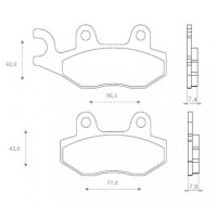 Klocki hamulcowe przód FT3063 Kawasaki KX 250 Suzuki RM 125 250 WR 500 Z