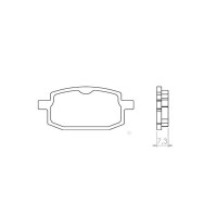 Klocki hamulcowe przód FT3076 MBK YW 100 PGO Big Max 50 90 Yamaha CR 50