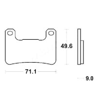 Klocki hamulcowe przód FT3117 Kawasaki ZX10R (ZX 1000) Suzuki GSX 1300