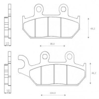 Klocki hamulcowe przód FT3148 Yamaha XTZ 660 XT 600
