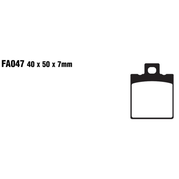 Klocki hamulcowe przód FA047HH Aprilia RS 50 Keeway ARN 125 Hacker 125