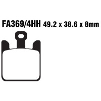 Klocki hamulcowe przód FA369/4HH Kawasaki ZX6R ZX10R ZX12R VN 1600