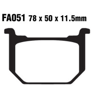 Klocki hamulcowe przód FA051 Suzuki GN 250 400 GS 450 1000 GSX 750