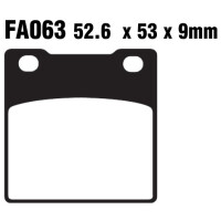 Klocki hamulcowe przód FA063 Suzuki GSX 550 83-87 RG 250 83