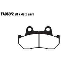 Klocki hamulcowe przód FA069/2 Honda CX 650 GL 1100 NS 250 CB 400 450 750