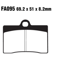 Klocki hamulcowe przód FA095 Cagiva Mito 125 Ducati 851 907 Monster 600