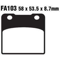 Klocki hamulcowe przód FA103 Suzuki GSX 250 400 GSXR 750 1100 VS 1400