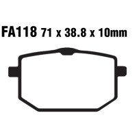 Klocki hamulcowe przód FA118 Yamaha XT 600 Z Tenere 85-91