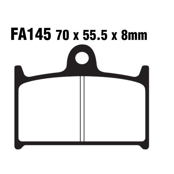 Klocki hamulcowe przód FA145 Suzuki GSF 1200 GSXR 750 RF 900
