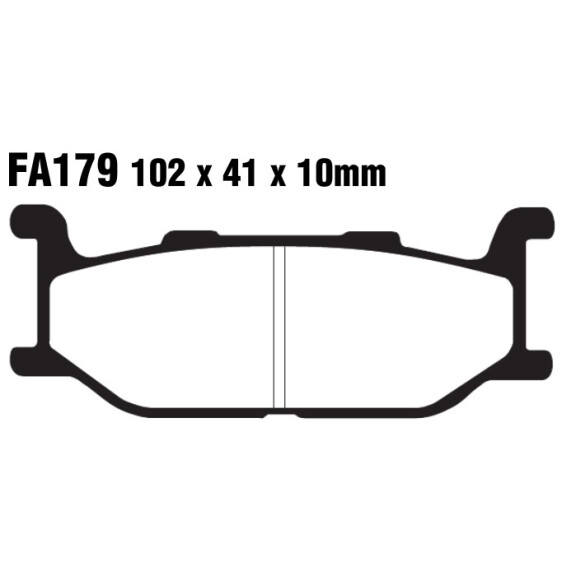 Klocki hamulcowe przód FA179 Yamaha XJ 600 XVS 950 1300 XV 535 1600