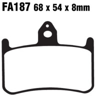 Klocki hamulcowe przód FA187 Honda NSR 250 VFR 400 750 VTR 1000