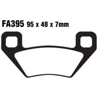 Klocki hamulcowe przód FA395TT Kymco MXU 450i Maxxer 400 450i