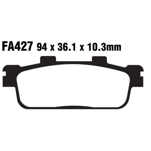 Klocki hamulcowe przód SFA427 Sym GTS 125 Joymax Voyager