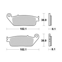 Klocki hamulcowe przód BMW C 600 Honda CB 600 750 CBR 250 NTV 650