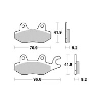 Klocki hamulcowe przód S1085A Honda VT 125 XL 125 Kymco Grand Dink 125