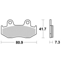 Klocki hamulcowe przód Honda CR 125 250 500 NES 125 XL 125 250 600 XR 250