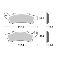 Klocki hamulcowe przód Aprilia Atlantic 125 200 250 300 500 Scarabeo 125