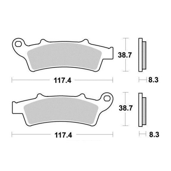 Klocki hamulcowe przód Aprilia Atlantic 125 200 250 300 500 Scarabeo 125
