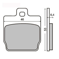 Klocki hamulcowe przód MBK EW 50 Stunt Yamaha EW 50 Slider 00-06