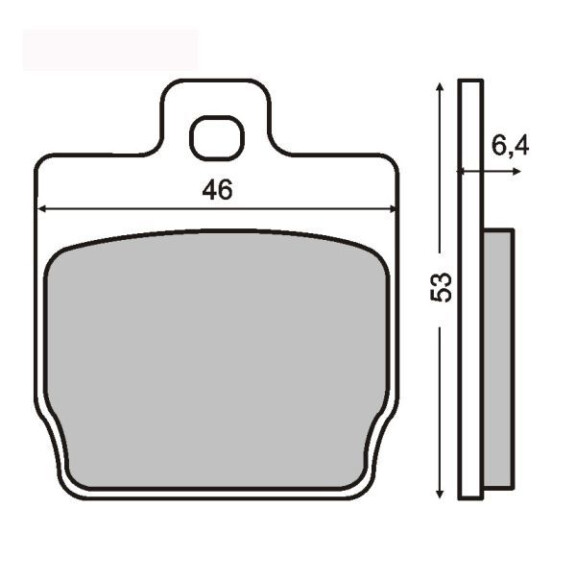 Klocki hamulcowe przód MBK EW 50 Stunt Yamaha EW 50 Slider 00-06