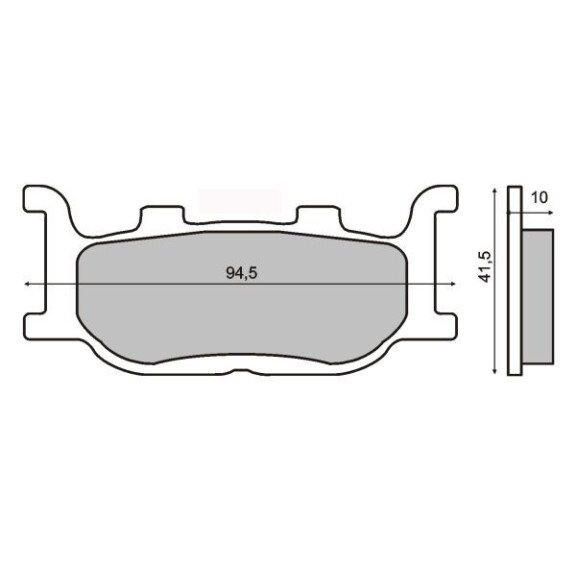 Klocki hamulcowe przód MBK YP 250 Skyliner Yamaha FZ6 XJ6 XV 250