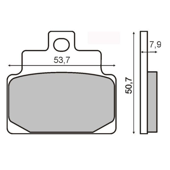 Klocki hamulcowe przód Aprilia Leonardo 125 150 Scarabeo 100 SR 125 150