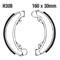 Szczęki hamulcowe przód H308 Honda CB 125 72-76 CB 175 K 72-78