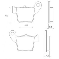 Klocki hamulcowe tył FT6046 Honda Honda CR 125 250 CRF 250 R 250 X