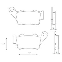 Klocki hamulcowe tył FT6088 Aprilia Caponord 1200 Dorsoduro 750 1200