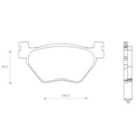 Klocki hamulcowe tył FT4139 Yamaha FJR 1300 TDM 900 VMX 1700