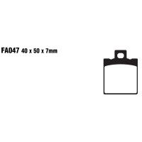 Klocki hamulcowe tył FA047HH Aprilia AF1 125 RS 125 Cagiva Mito 125