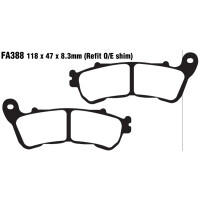 Klocki hamulcowe tył FA388HH Honda CBF 1000 06-10