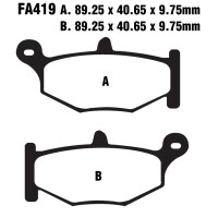 Klocki hamulcowe tył FA419HH Suzuki GSR 600 GSX 1300 GSXR 600