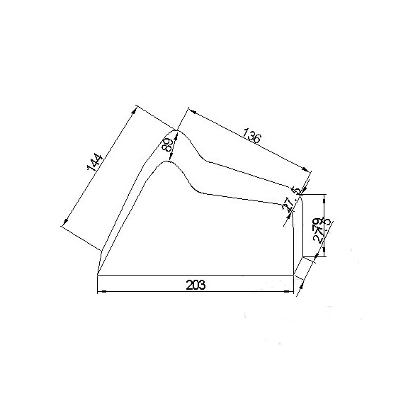 Pokrowiec na motocykl M 203x89x119cm