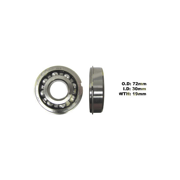 Łożysko 6306 NR C3 30x72x19mm
