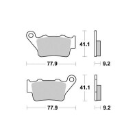 Klocki hamulcowe tył Aprilia Caponord 1200 Dorsoduro 750 Shiver 750