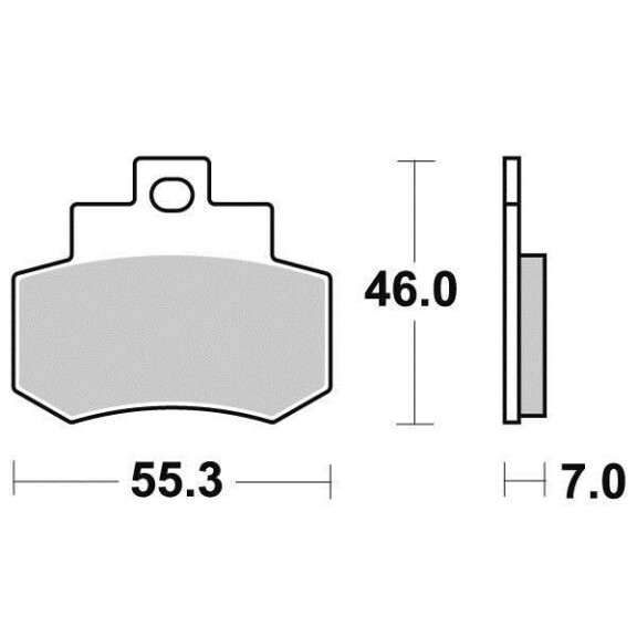 Klocki hamulcowe tył Kymco Grand Dink 250 (S400) 01-06