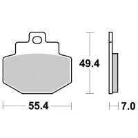 Klocki hamulcowe tył Gilera Runner 125 Piaggio Vespa GTS 125 250 300