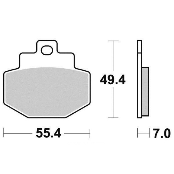 Klocki hamulcowe tył Gilera Runner 125 Piaggio Vespa GTS 125 250 300