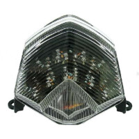 Lampa tylna z kierunkowskazami LED biała Kawasaki Z 750 1000 ZX 10R 6R