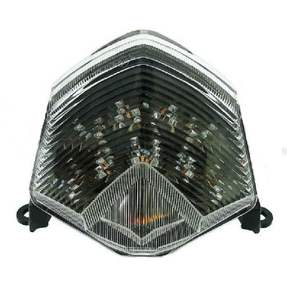 Lampa tylna z kierunkowskazami LED biała Kawasaki Z 750 1000 ZX 10R 6R