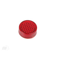 Odblask 20mm okrągły czerwony
