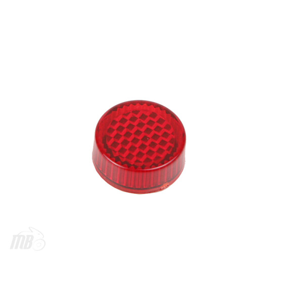 Odblask 20mm okrągły czerwony